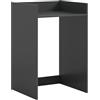 xonox.home - Conversione lavatrice Free 66 x 101 x 60 cm in antracite - Armadio di conversione per lavatrice o asciugatrice - Copertura stabile e spazio laterale - ideale per bagno o lavanderia