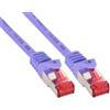 Inline Cavo di rete InLine Cat.6 S/FTP 1m Viola [76411P]