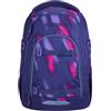 Coocazoo Mate - Zaino per la scuola, ergonomico, regolabile in altezza e dimensione, con cintura toracica e cintura in vita, Aurora Glow - Viola, Aurora Glow