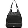 MISAKO Engri Zaino antifurto con dettagli metallici Donna - Engri Nero 30 X 28 X 11 cm