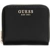 GUESS portafoglio Laurel II SLG Small Zip Around Wallet Black nero