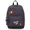 Seven Zaino INVICTA - Perky Pack - Grigio - 27 Lt - Tasca porta pc - Scuola e tempo libero - americano