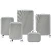 Convector Set Quattro Trolley + Beauty Case Da Viaggio, Valigie Rigide in 5 Dimensioni Con Ruote Girevoli a 360 °, Lucchetto TSA e Struttura in ABS Doppio Strato, Antigraffio e Antiurto