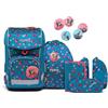 ergobag cubo light set zaino per la scuola ergonomico, superleggero, set da 5 pezzi, 780 g