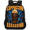 Generic Zaino per bambini Tralalerotralala, borsa da scuola con tasca frontale per animali italiani Brainrot AI per ragazzi e ragazze,Style 9