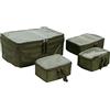 Tasmanian Tiger TT Modular Pouch Set di borse aggiuntive per organizer visibile in 3 misure con retro in velcro