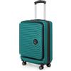Hauptstadtkoffer Mitte - bagaglio a mano top loader 55 x 40 x 20 cm, TSA, 4 ruote, valigia da viaggio, valigia rigida, trolley, valigia bagaglio a mano, bagaglio da cabina, turchese