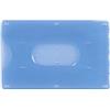 ONE SHOP di Bracalente Piero Porta tessere in plastica rigida per carte di credito e tessere magnetiche patente green pass (PN284 FIRM) (50 PZ) (BLU)
