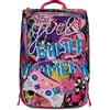 SJ GANG STYLE JAM GANG Zaino Estendibile Doppio Scomparto Bambini Unisex, Rosa, 27 x 41 x 16 (+6) cm, 21 lt - 28 lt