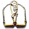 BLUSUPERSHOP fermasoldi artigianale vintage reale bagno oro A MOLLA A SCATTO,money clips FERMA SOLDI ARTIGIANALE BIJOUX UOMO IN OMAGGIO PORTACHIAVI