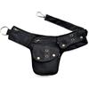 Qhiss® Marsupio Tasca da vita in cotone con chiusura in ottone