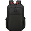 Delsey Paris PARVIS PLUS Zaino Casual, 39 cm, 15 liters, Nero (Noir)