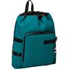 Franco Cosimo Panini SQUID GAME - Zaino Scuola e Free Time BackPack Regolabile, Valido anche come Sacca Sportiva, con Vano e Doppia Tasca Interna, Tasca Frontale Organizzata + Zip Laterali, 33x45Hx11, 16L, Teal Green