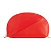 DUDU Mini Pochette per Borsa in Pelle, Astuccio Porta Trucchi da Viaggio, Piccola Trousse con Cerniera da Borsetta, Design Colorato Rosso fiamma
