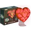 Paladone The Legend of Zelda Heart Container Light - Lampada Nintendo con licenza ufficiale per sala giochi, 2 modalità di illuminazione, illuminazione d'atmosfera regalo per i giocatori | Paladone