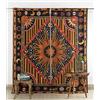 Popular Handicrafts Tende per finestre indiane con sole ardente, stile hippie, bohémien, zingara, sole, luna, bella tenda per camera da letto, soggiorno, balcone, mantovana a pannelli, colore oro