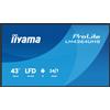 Iiyama LH4364UHS-B1AG, Monitor Per Digital Signage, 109,2 Cm (43"), LED, 384