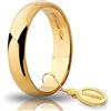 Unoaerre Fede Classica Larga in Oro Giallo 4 Grammi