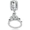 LES FOLIES DI PAOLA GRIECO Charm Corona Diadema Principessa Regno Regina per Disney ciondolo pendente in argento 925 - Les Folies per Pandora