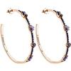 Brosway Orecchini Donna, Orecchini a Cerchio in Ottone e Cristalli | Collezione AFFINITY - BFF123