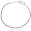 idillio Every jewel is a lovestory Braccialetto Tennis Ametista Elide - Bracciale Donna Argento 925