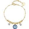 Brosway Bracciale Donna in Acciaio e Cristalli con Simbolo Occhio | Collezione Chakra - BHKB274