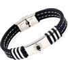 KBNSUIAN Amuleto egiziano per donne e uomini - Bracciale in acciaio inox in silicone antico Ankh Croce Horus Eye Scarabeo Protezione Bracciale Bracciale Pagano Egitto Guarigione Talismano Wristband,