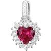 Brosway Charm Donna in Argento e Passion Ruby con Simbolo Cuore | Collezione Fancy - FPR117