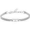 Maserati Bracciale Uomo in Acciaio, Collezione ICONIC, Tridente, Idee Regalo Fidanzato, Amico, Papà