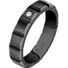 Morellato Motown anello Uomo in Acciaio inossidabile, pietre preziose, ip nero - SALS82021