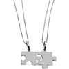 Cavaliere Gioielli Collana Puzzle Spezzato Coppia Argento 925 divisibile + 2 collane + INCISIONE OMAGGIO Donna Uomo Ragazza Fidanzamento Amicizia