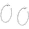 Morellato Orecchini a Cerchio da Donna in Argento 925‰, Zirconi, Collezione Tesori - SAIW148