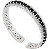 Generico REBECCA Bangle My World con pietre carré nere