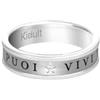 KIDULT - Anello in acciaio 316L cristalli | Philosophy