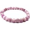 Generico Alchimia- bracciale pietre vere naturali MM.6 Kunzite cristalloterapia