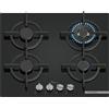 Bosch PPH6A6I10 - Piano cottura 4 fuochi gas, 60x52 cm, colore Nero