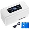 Generic Mini frigorifero portatile insulina frigorifero Mini Cooler Box Display LED 2-8 ° C Medicina auto frigorifero droga frigorifero grande spazio 10200mAh batteria al litio 2battery