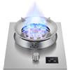 YINMAN Fornello A Gas 1 Fuoco, Fuoco Alto A Nove Camere Da 5,2 KW Con Timer, Fornello Di Conversione Gas Naturale/gas Liquefatto In Acciaio Inossidabile, Con Protezione Antincendio(NG)
