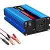 SHEHUALI Inverter, Inverter a onda sinusoidale pura 1600W/2200W/3000W/4000W CC 12V/24V a CA 220 50Hz Adattatore caricabatterie inverter di potenza(12V 1600W 220V)