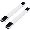 HEUchuan Base per lavatrice Supporto for lavatrice, base mobile rialzata for frigorifero, supporto con ruote, accessori for cucina e bagno(2pcs white)