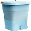 Generic Lavatrice a parete da 12 litri, mini lavatrice pieghevole, lavatrice compatta, per vestiti per bambini, biancheria intima o piccoli oggetti, appartamento, dormitorio, campeggio, camper, viag