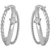 ALFIERI & ST. JOHN Orecchini multifilo eterna in oro con diamanti ct. 0,24