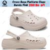 Crocs Zoccoli Crocs Baya Platform Barely Pink 208186-6PI taglia unisex