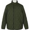 Superdry Giacca Imbottita Estate Herren Verde M Collo Alto Leggera