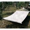 PAPILLON Amaca in Cotone Matrimoniale 200X150 - Colore Bianco Naturale -Traverse in Legno