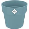 Elho B.for Original Round Mini 11 - Vaso per Interno - 100% Plastica Riciclata - Ø 11.0 x H 10.0 cm - Blu/Grigio Azurro