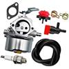 WUPEDI Carburatore Compatibile con Ariens 924076 924085 924103 924316 Spazzaneve ST1236 Kit pistone Albero Motore Cilindro