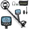 HIUYRFS Metal Detector Professionale per Adulti e Bambini, 6 Modalità, Alta Sensibilità, Schermo LCD, Forte Anti-interferenza, Bobina Impermeabile IP68