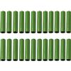 INIFLM 24 connettori diritti per palo da giardino da 20 mm, tubo di collegamento in plastica da giardino, connettori per pali per piante