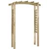 vidaXL Arco da Giardino in Legno di Pino Massiccio 150x60x210 cm, Resistente al Marciume, Supporto per Piante Rampicanti, Pergolato per Terrazza o Cortile